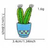 Wholesale Cactus Embroidered Patch Trendy Fashion Accessory for Bags Gift Boutique