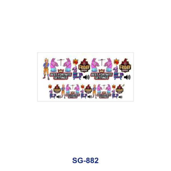 oly-d65321e0a9d8dc09b487edfd077bfeb4 Wholesale 8pcs Mixed Fashion Pattern Game Cartoon Positive Quote Print 3oz Cup Stickers Wrap OLY Exclusive