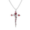 oly-d65c8f0b8e1517eefd55349eb8a9a19d Wholesale Stainless Steel Cross Pendant Necklace with Heart Design Layering Jewelry for Party Gift