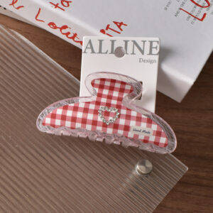 4 # Red grid semicircle gripper-10cm