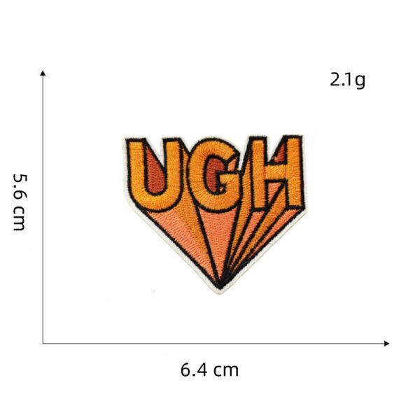 oly-d66db809e9c7a917488efafc71739bf1 Wholesale Stylish Orange Embroidery Patch for DIY Phone Case, Clothing Resale