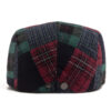 Wholesale Color Block Beret Cap Adjustable Flat Top Curved Brim Spring Autumn Fashion Accessory