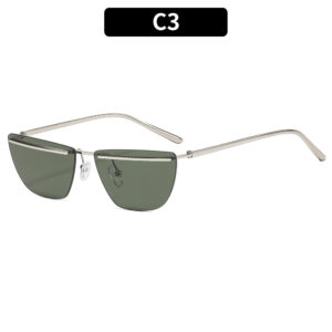 C3-Silver frame with dark green accents