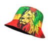 Wholesale Lion Print Fisherman Hat Trendy Outdoor Sun Protection Fashion Accessory