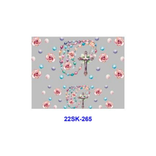 oly-d6a4ece79b7a2f9858c84f613dbc1aa4 Wholesale 8pcs Floral Religious Mini Keychain Sticker