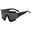 Wholesale Trendy Large Frame Windproof Cycling Sunglasses UV400 for Outdoor Sports and Skiing