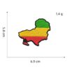 Wholesale Rainbow Sunflower Embroidery Patch Decorative Cloth Label Trendy Fashion Accessory Gift for Women's Clothing