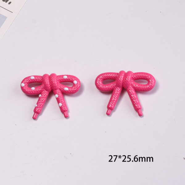 oly-d6c6fbcf6579b85291e3e649310d2825 Wholesale Acrylic Bow Tie Beads Colorful Machine Painted for DIY Phone Strap Keychain Fashion Accessory
