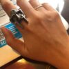 oly-d6daf0db5a299bf550f1cc2403bdd5d3 Wholesale Trendy Hip Hop Skull Ring for Men Silver Tone Alloy Jewelry Accessory