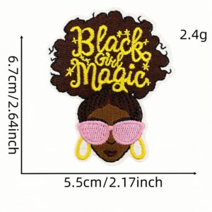 Black girl applique 7#