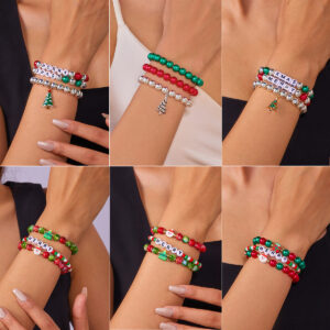 Wholesale Cartoon Polymer Clay Beaded Bracelet, Fashion Accessory for Gift or Boutique Resale