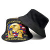 Wholesale Anniversary Eagle Print Bucket Hat Sun Protection Outdoor Hat for Resale