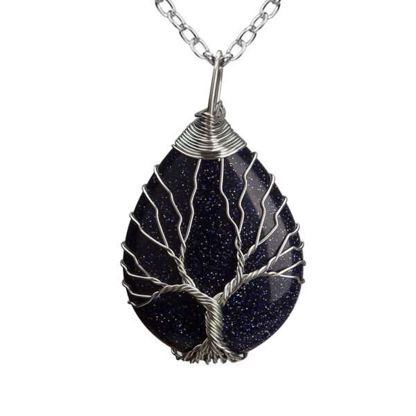 Wholesale Handmade Crystal Tree of Life Necklace Fashion Accessory for Boutique Resale