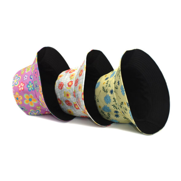 oly-d6f8f414830efd301e54bfc5dac6b45a Wholesale Trendy Floral Double Faced Fisherman Hat Stylish Sun Protection Hat for Men Women Boutique Resale or Beach Gift