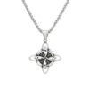 Wholesale Stainless Steel Antique Silver Men's Pendant Necklace Viking Celtic Knot Design