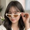 oly-d6ffdc94012d15a9f086bc6885f91e2a Wholesale Retro Cat Eye Sunglasses UV400 Gray Lens Black Frame Fashion Accessory