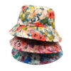 Wholesale Stylish Reversible Floral Bucket Hat Sun Hat for Travel Vacation Fashion Accessory Gift