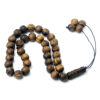 Wholesale Wood 33 Beads Natural Pattern Round Prayer Bracelet Everyday Wear Gift