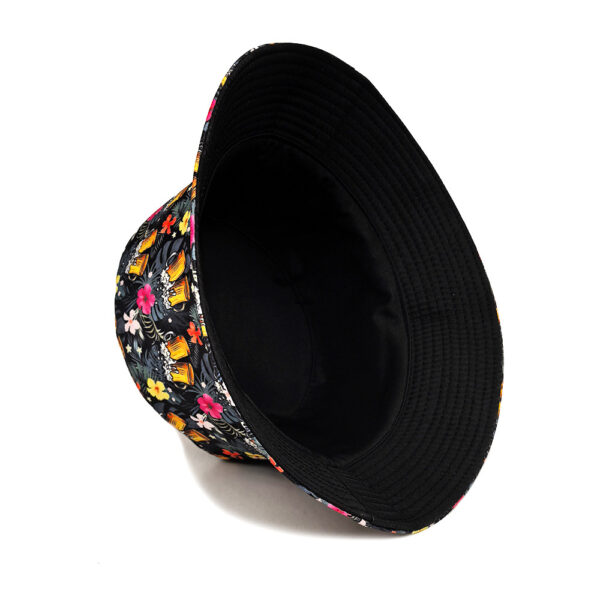 Wholesale Flower Beer Print Bucket Hat for Men Women Trendy Sun Protection Hat