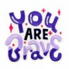 Wholesale Trendy Inspirational English Embroidered Patches Purple Decorative Clothing Stickers for Resale