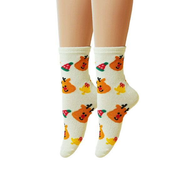 oly-d75292652803ece4435c4aab4e8ce009 Wholesale Autumn and Winter Trendy Christmas Socks Santa Claus Elk Snowman Gingerbread Man Cartoon Mid Calf Socks Cross Border Foreign Trade