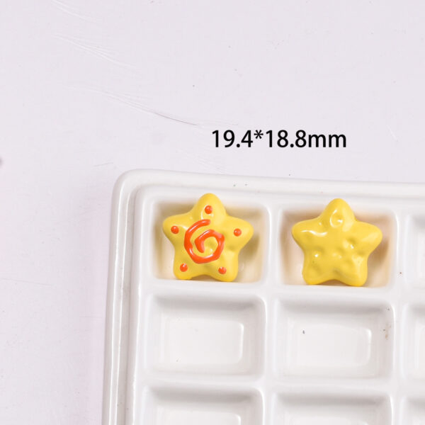 oly-d76a5acdc9e4c7129328a36d4e522252 Wholesale Electroplated Acrylic Loose Beads Star Fish Pattern Colorful DIY Craft Supply for Jewelry Making