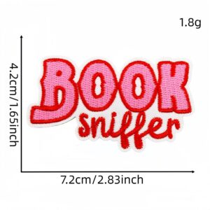 Pink book cloth sticker 15#