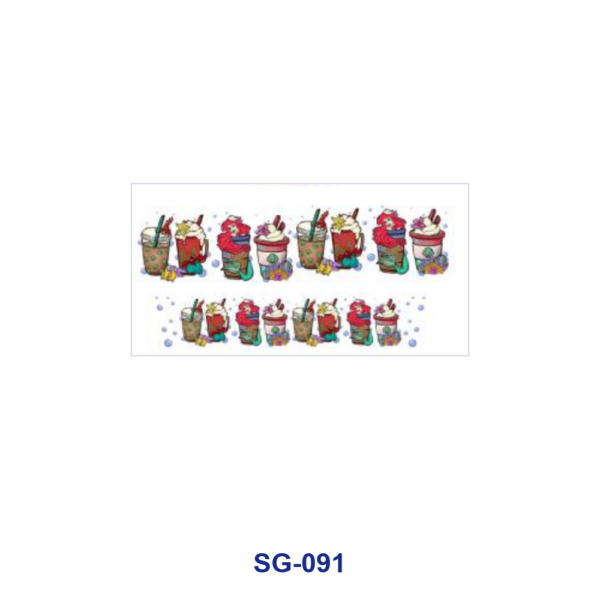 Wholesale 8pcs Mixed Pattern 3oz Cup Stickers Wrap OLY Exclusive