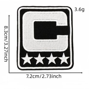 Square C-label cloth patch #3