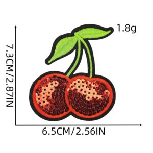 Cherry cloth patch 16#