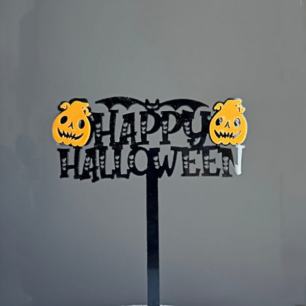 Wholesale Ins Style Acrylic Halloween Cake Insert Decorations - Skeleton Hand Design, 3mm Thick, 10cm Wide, Party Decorative Accent