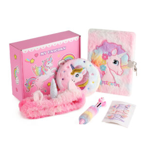 oly-d8071b3a9e5ce1d1692f1d8890118946 Wholesale Unicorn Birthday Gift Box Set for Kids with Notebook and Bag Party Favor