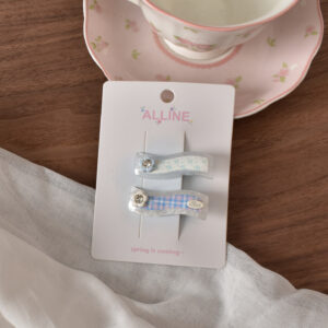 5 # Blue wave clip-2pcs