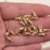 oly-d8379279571674e85243301a0892b0f4 Wholesale Gold Electroplated Plastic Fat Cap Nails DIY Jewelry Making Accessories for Bracelets and Earrings