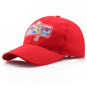 Wholesale Classic Red Canvas Baseball Cap Sunshade Hat Fashion Accessory