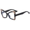 oly-d83fd755aa918d6f37d3d82997756ca8 Wholesale Trendy Cat Eye Anti Blue Light Glasses Black Coffee Frame Office Fashion Accessory