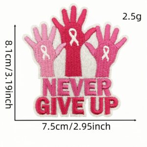 Pink ribbon patch #6