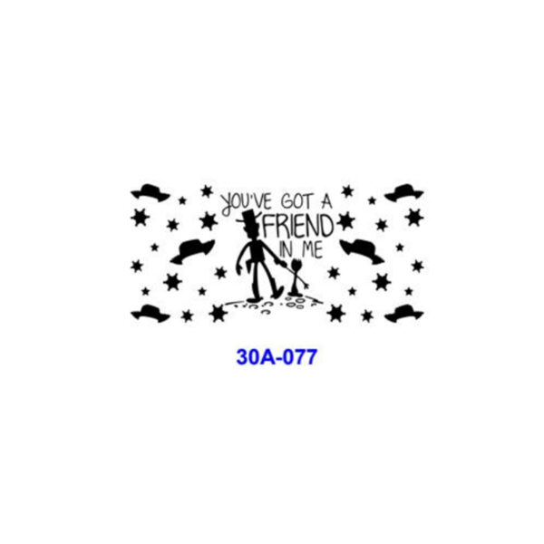 oly-d8714b8bd13945d2f67353921f413fa5 Wholesale 5pcs Western Cowboy Space Text 16oz Cup UV DTF Wraps OLY Exclusive
