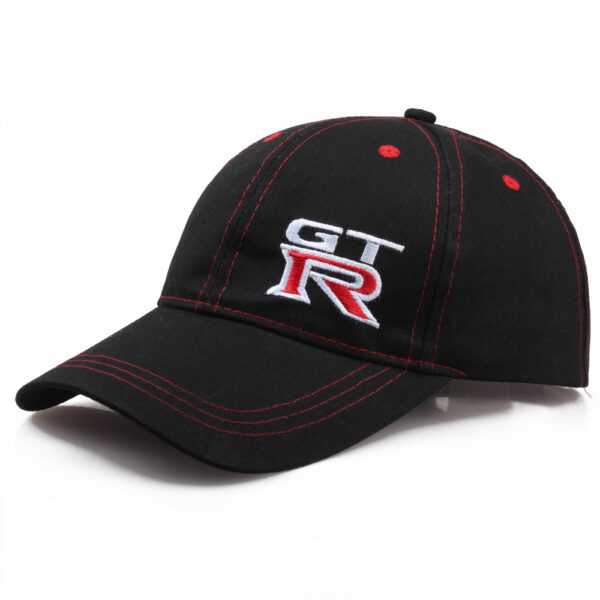 oly-d87e467aa5cc757f53d6127b7d91310f Wholesale GTR Supercar Baseball Cap Adjustable Black Outdoor Sports Hat for Adults