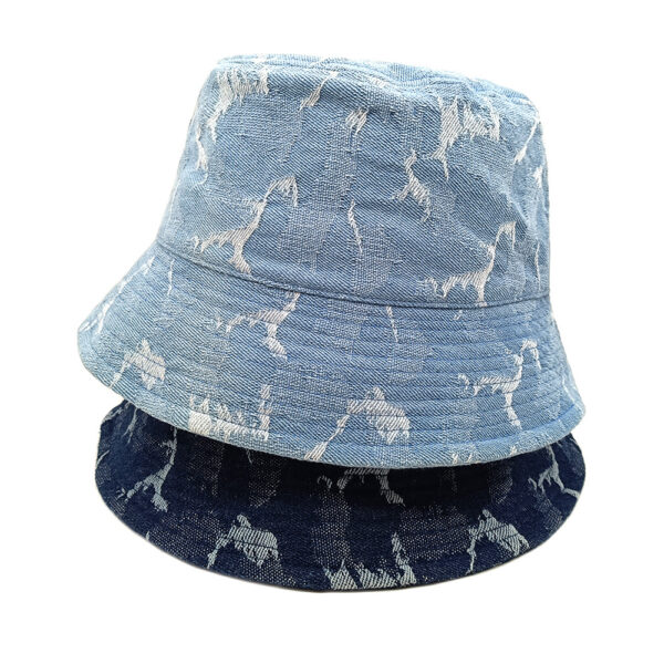 oly-d8a558f5a12db906fe0cb50c02bfcae8 Wholesale Retro Denim Bucket Hat Navy Blue Washed Finish Casual Fashion Accessory