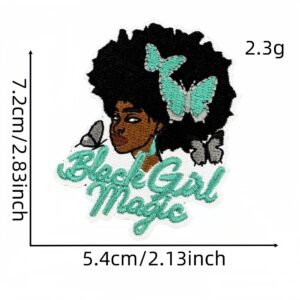 Black girl cloth stickers 12#