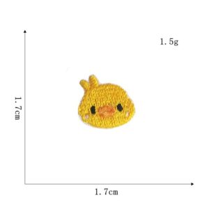 Little yellow chicken cloth stickers 8#