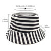 oly-d8cc29022b20eb8d8af1d5ebf9f9fb26 Wholesale Reversible Striped Bucket Hat for Sun Protection Outdoor Fashion Accessory