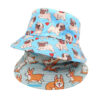 Wholesale Stylish Cartoon Animal Pattern Bucket Hat Reversible Sun Hat for Everyday Use