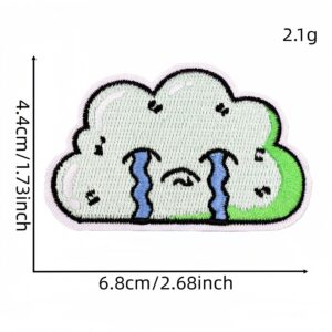Green series cloth sticker 23#