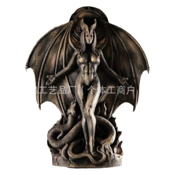Wholesale Stylish Resin Lilith Inanna Statue Halloween Home Decor Gift