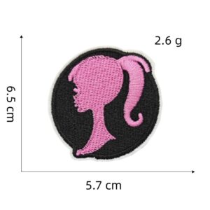 Pink cartoon cloth sticker 2#