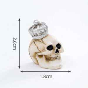 11#Silver crowned skeleton / Halloween series