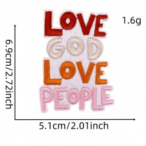 Cartoon english cloth sticker 19#