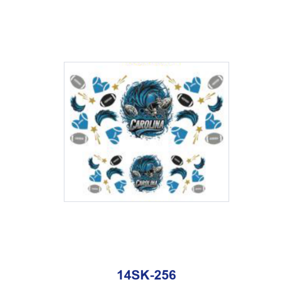 oly-d92f9b8e996540ea15ee9a36f4ad8f23 Wholesale 2/4/8pcs Football Helmet Style Mini Cup Keychain Sticker
